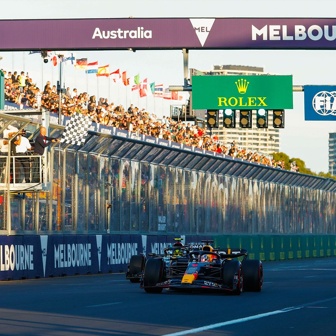 Who will take the chequered flag at the Australian Grand Prix?
