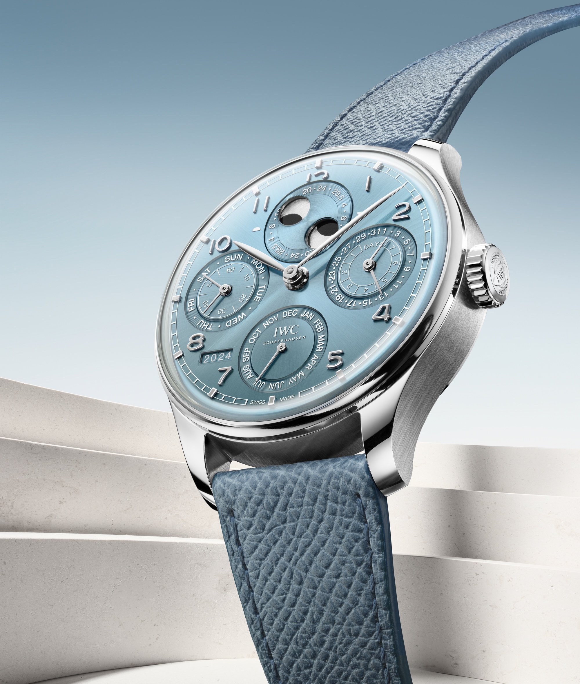 IWC Schaffhausen Portugieser Perpetual Calendar 44 Horizon Blue – The Watch Pages