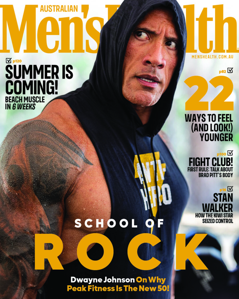 Men's Health November 2022 issue featuring Dwayne Johnson - The ROCK.